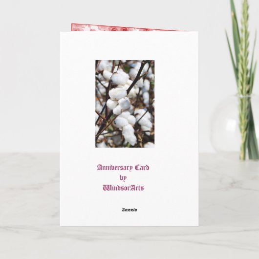 Tweede trouwdag - Katoen Kaart (Achterkant)