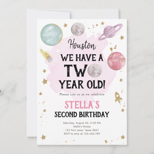 Tweede uitnodiging voor buitenruimtevaartuig (Voorkant)