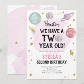 Tweede uitnodiging voor buitenruimtevaartuig (Voorkant / Achterkant)