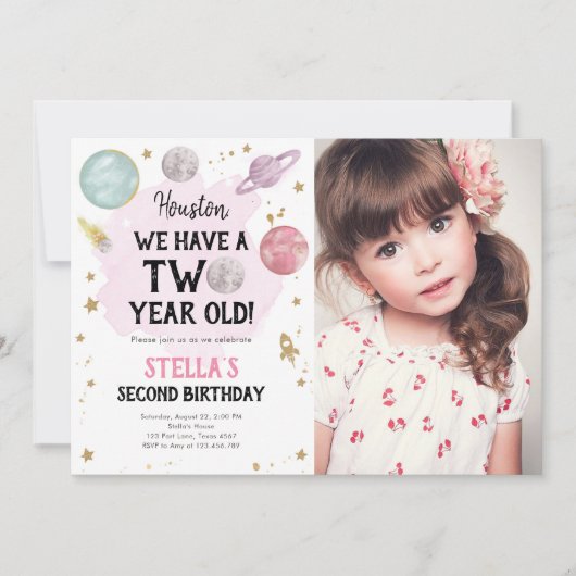 Tweede uitnodiging voor buitenruimtevaartuig (Voorkant)