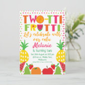 Tweede uitnodiging voor de viering van meisjes (Staand voorkant)