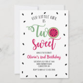 Tweede uitnodiging voor twee zoete watermeloenen (Voorkant)