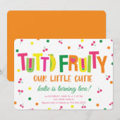 Tweede uitnodiging voor tweeti-feesten (Voorkant / Achterkant)