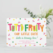 Tweede uitnodiging voor tweeti-feesten (Staand voorkant)