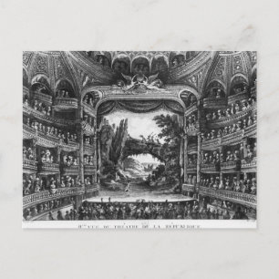 Tweede uitzicht van het Theater de la Republique Briefkaart