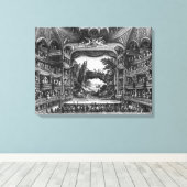 Tweede uitzicht van het Theater de la Republique Canvas Afdruk (Insitu (Houten vloer))