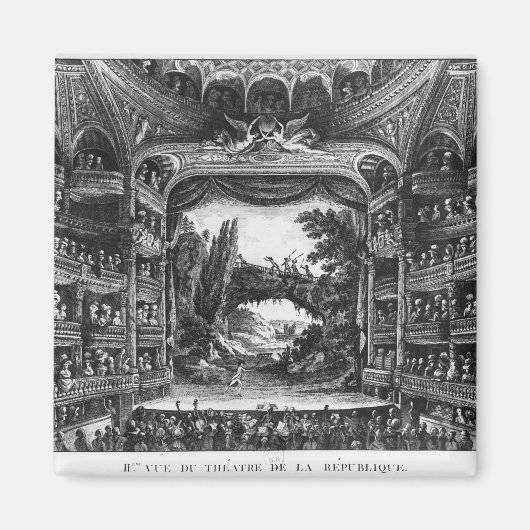 Tweede uitzicht van het Theater de la Republique Magneet (Voorkant)