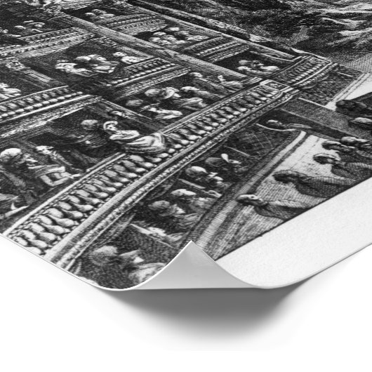 Tweede uitzicht van het Theater de la Republique Poster (Hoek)