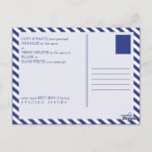 Tweede verjaardag baan rond de zon briefkaart (Achterkant)