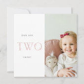 tweede verjaardag dank je kaart (Voorkant)