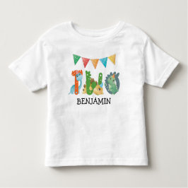 Tweede verjaardag Dinosaur Baby Kinder Shirts