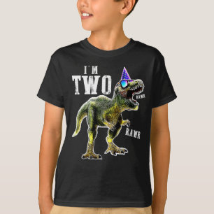 Tweede verjaardag Dinosaur T-rex Shirt 2 jaar oud 