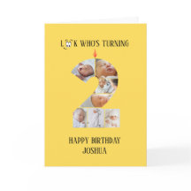 Tweede verjaardag fotokaart