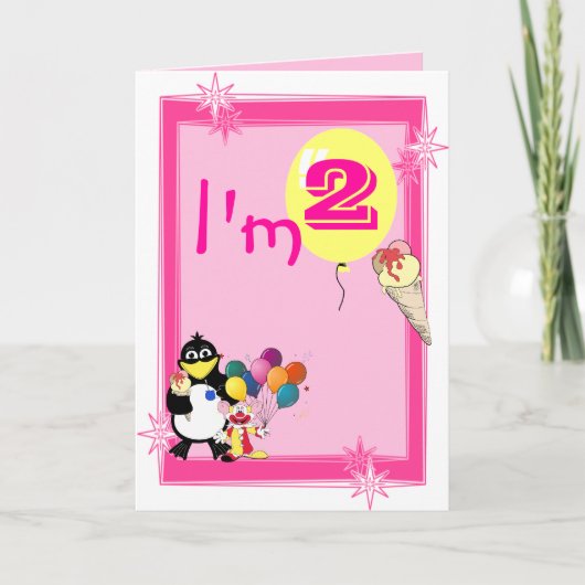 Tweede verjaardag kaart (Voorkant)