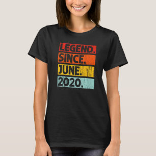 Tweede verjaardag Legende sinds juni 2020 2 jaar o T-shirt