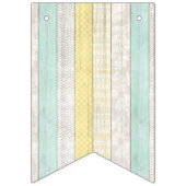 Tweede verjaardag Munt & Geel Decor van de Partij Vlaggetjes (Tweede vlag)