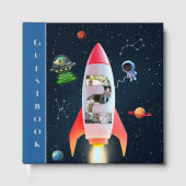 Tweede verjaardag Rocket Space | Enorme één foto c Gastenboek (Voorkant)