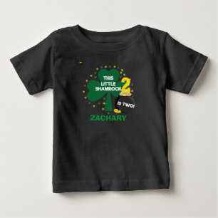 Tweede verjaardag shirt Ierse shamrock voor St.Pat