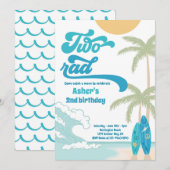 Tweede verjaardag van bietenvangerbiet met twee ru kaart (Voorkant / Achterkant)