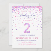 Tweede verjaardag van de bevalling kaart (Voorkant)