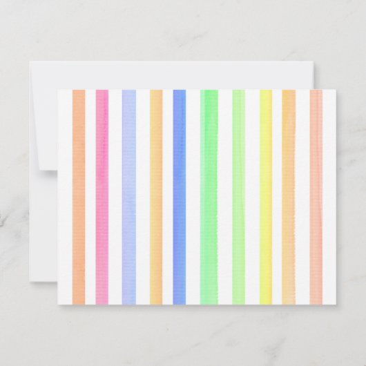 Tweede verjaardag van de bietenvrucht bedankkaart (Achterkant)