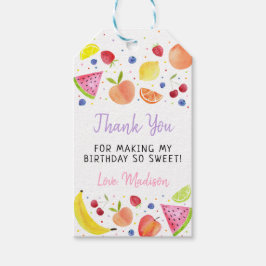 Tweede verjaardag van de bietenvrucht cadeaulabel