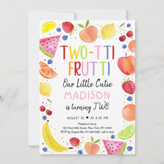 Tweede verjaardag van de bietenvrucht kaart (Voorkant)