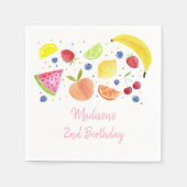 Tweede verjaardag van de bietenvrucht servet (Voorkant)