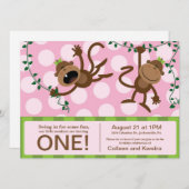 Tweede verjaardag van de eerste uitnodiging van de (Voorkant / Achterkant)