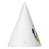 Tweede verjaardag van de kleine zonnebloem feesthoedjes (Links)