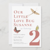 Tweede verjaardag van de liefde voor baby baby-mei kaart (Voorkant)