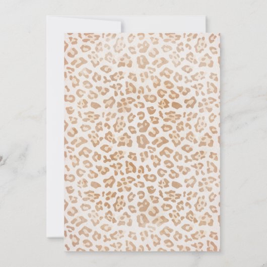 Tweede verjaardag van de roze en de gouden wilde S Kaart (Achterkant)