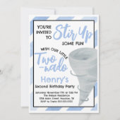 Tweede verjaardag van de tweedeling-tornado-partij kaart (Voorkant)