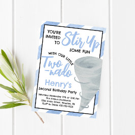 Tweede verjaardag van de tweedeling-tornado-partij kaart