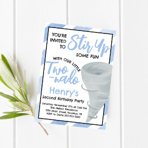 Tweede verjaardag van de tweedeling-tornado-partij kaart