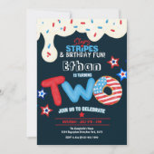 Tweede verjaardag van de vierde juli kaart (Voorkant)