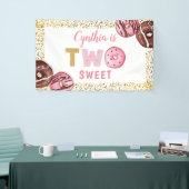 Tweede verjaardag van het meisje - Donaufeest Spandoek (Beurs)