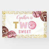 Tweede verjaardag van het meisje - Donaufeest Spandoek (Horizontaal)