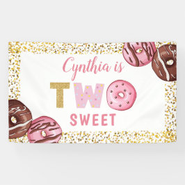 Tweede verjaardag van het meisje - Donaufeest Spandoek