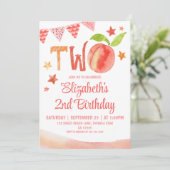 Tweede verjaardag van het zoete strand kaart (Staand voorkant)