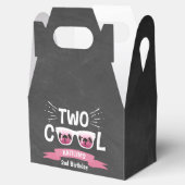 Tweede verjaardag van twee kool-meisjes bedankdoosjes (Geopend)