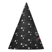 Tweede verjaardag van twee kool-meisjes feesthoedjes (Links)