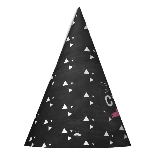 Tweede verjaardag van twee kool-meisjes feesthoedjes (Links)