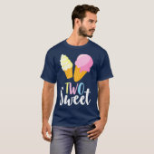 Tweede verjaardag van twee luike ijskrem t-shirt (Voorkant volledig)