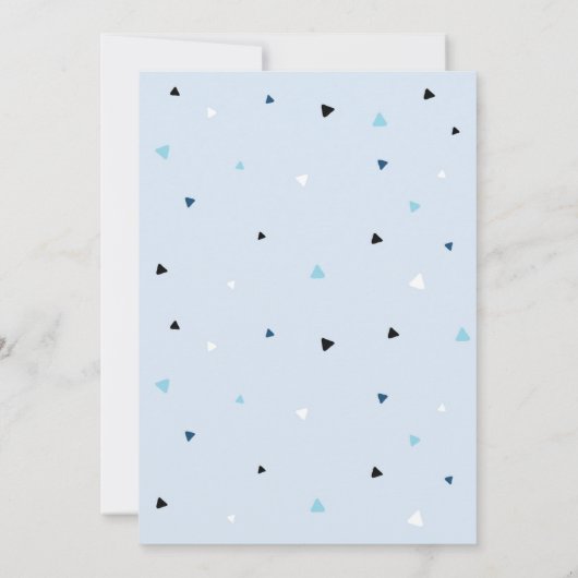 Tweede verjaardag van twee woljongen kaart (Achterkant)