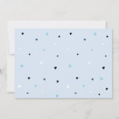 Tweede verjaardag van twee woljongen kaart (Achterkant)