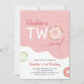 Tweede verjaardag van twee zoete meisjes kaart (Voorkant)