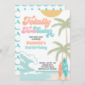 Tweede verjaardagsfeestje met een 'Totally Twobula Kaart (Voorkant / Achterkant)