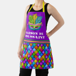 Tweede versie: Mardi Gras Carnivale Apron Schort