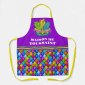 Tweede versie: Mardi Gras Carnivale Apron Schort (Voorkant)